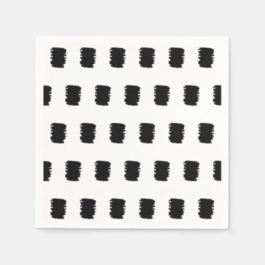 Modern 16e verjaardagsfeestje Servetten patroon (Voorkant)