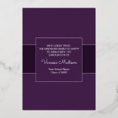 Modern | 1 Aankondiging van het Afstuderen Foto Fo (Achterkant)