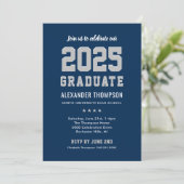 Modern 2022 Afstuderen de marinepartij Graduation  Kaart (Staand voorkant)