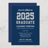 Modern 2022 Afstuderen de marinepartij Graduation  Kaart (Voorkant / Achterkant)