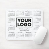 Modern 2022 de Witte Logo van het Bedrijfs van de  Muismat (Met muis)