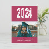 MODERN 2024 AFSTUDEREN | FOTO AFSTUDEREN UITNODIGI KAART (Staand voorkant)