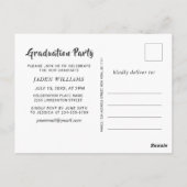 Modern 2024 FOTO Graduation Party Uitnodiging (Achterkant)