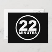 Modern - 22 minuten briefkaart (Voorkant / Achterkant)
