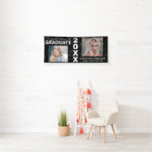 Modern 2 Afstuderen voor fotocollage Spandoek (Insitu)