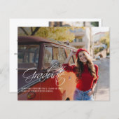 Modern 2 Foto's Afstudeerder 2024 Afstuderen Aanko (Voorkant / Achterkant)