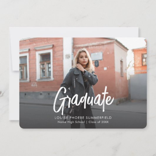 Modern 2 foto's Afstuderen 2025 (Voorkant)