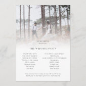 Modern 2 Foto's Overlay Script Weddenschap Programma (Achterkant)