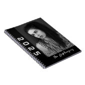 Modern 2 Photo Collage Personalized Notitieboek (Rechterzijde)