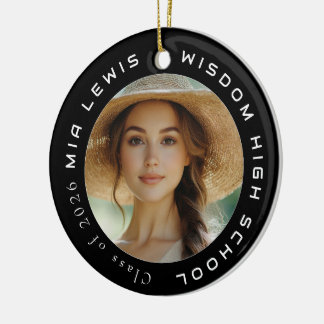 Modern 2 Photo Grad  Keramisch Ornament