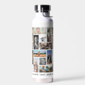 Modern 30 x Photo Collage Grid Personalized Waterfles (Links)