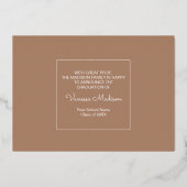 Modern | 3 Aankondiging van het Afstuderen Foto Fo (Achterkant)