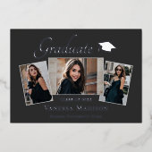 Modern | 3 Aankondiging van het Afstuderen Foto Fo (Voorkant)