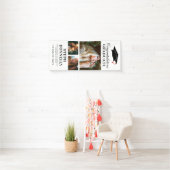 Modern 3 Afbeelding Graduation Party Spandoek (Insitu)