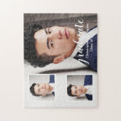 Modern 3 Foto Afstuderen Legpuzzel (Verticaal)