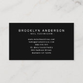 Modern 3 Foto Nail Artist Tech Visitekaartje (Achterkant)