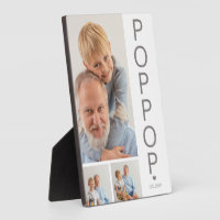 Modern 3 Foto Poppop Plaque