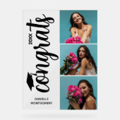 Modern 3 Photo Graduation Party (Recto)