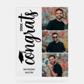 Modern 3 Photo Graduation Party (Recto)