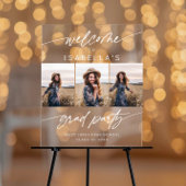 Modern 3 Photo Graduation Party Welcome Script