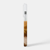 Modern 3 Photo Layout Custom iPhone Case (Côté gauche)