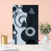 Modern 3D Black & White Art (Mariage)