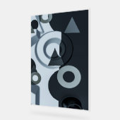 Modern 3D Black & White Art (Angle)