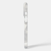Modern 3D geometrisch wit Case-Mate iPhone Case (Achterkant / Links)