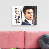 Modern 4 Foto Afstuderen Canvas Afdruk (Insitu (Woonkamer))