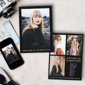 Modern 4 Fotomodel Actor Comp Kaart