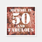 Modern  50 en fantastisch servet (Voorkant)