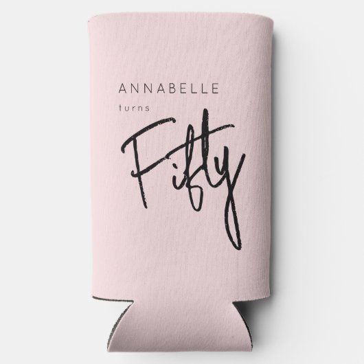 Modern 50e Vijftigste verjaardagsfeestje (Achterkant)