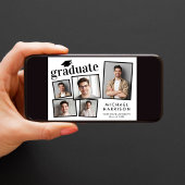 Modern 5 Foto Afstuderen Aankondiging