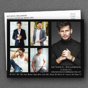 Modern 5 Photo Pro Model Comp Kaart Briefkaart