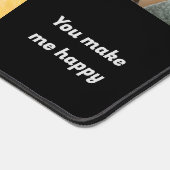 Modern 6 Fotocollage gepersonaliseerd monogram Bureaumat (Hoek)