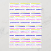 Modern 6 Photo Collage Frames Graduate High School Aankondiging (Achterkant)