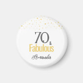 Modern 70 en fantastische 70e verjaardag magneet (Voorkant)