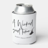Modern A Wicked Good Time Quote | Happy Halloween Blikjeskoeler (Blikje Voorkant)