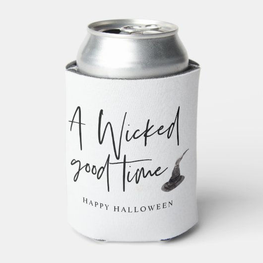 Modern A Wicked Good Time Quote | Happy Halloween Blikjeskoeler (Blikje Voorkant)