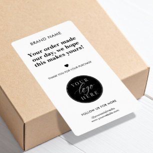 Modern aangepast Business Box Seal Label