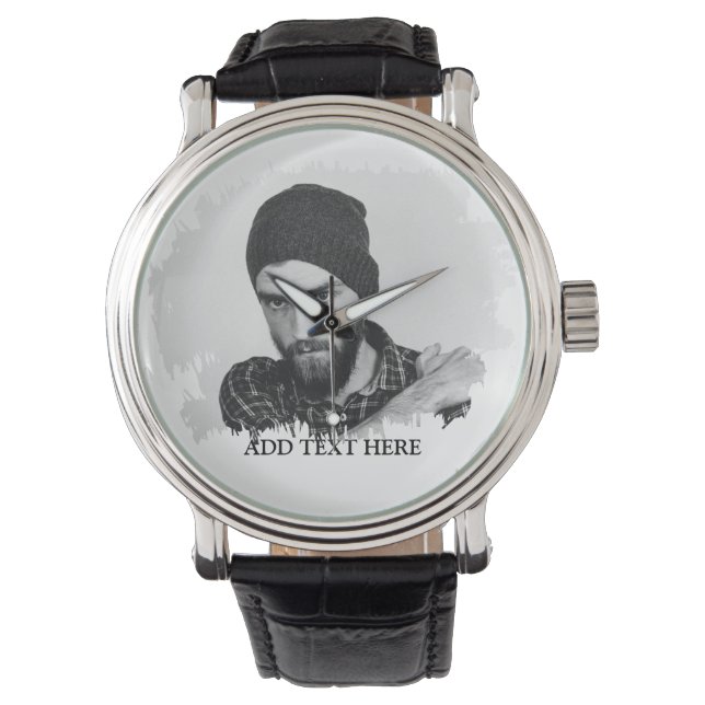 Modern aangepast Foto-effect Horloge (Voorkant)