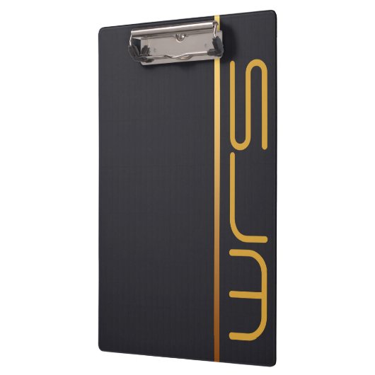 Modern, aangepast groot monogram klembord (Links)