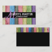 modern aangepast model voor visitekaartje (Voorkant / Achterkant)