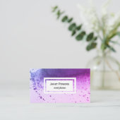 modern aangepast visitekaartje om je te personalis (Staand voorkant)