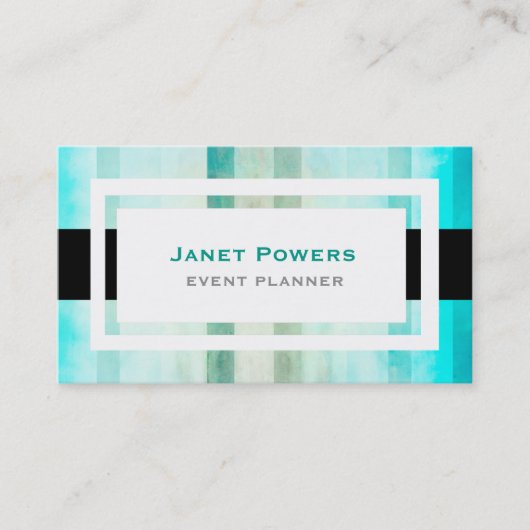 modern aangepast visitekaartje om je te personalis (Voorkant)