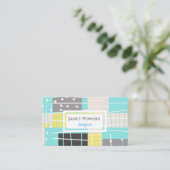 modern aangepast visitekaartje om je te personalis (Staand voorkant)