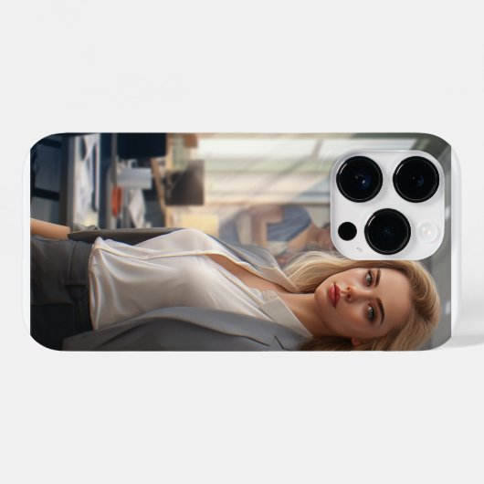 Modern aangepaste Apple iPhone-draagtas Case-Mate iPhone Case (Achterkant (horizontaal))