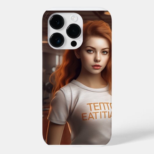 Modern aangepaste Apple iPhone-draagtas Case-Mate iPhone Case (Achterkant)
