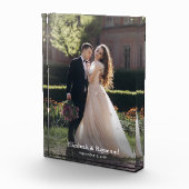 Modern aangepaste bruiloft foto (Rechts)