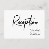 Modern aangepaste , stijlvolle bruiloft kaart (Voorkant)